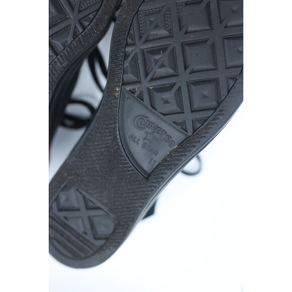 Converse All Star Unisex Chuck Taylor Triple Black High Top Sz M 11 W 13 Emo - Picture 10 of 10